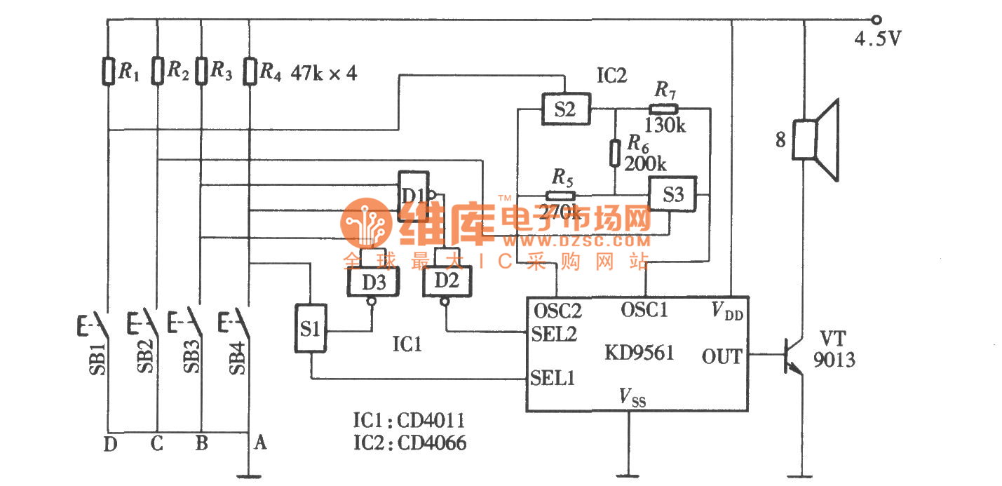 Микросхема cd4011be схема подключения