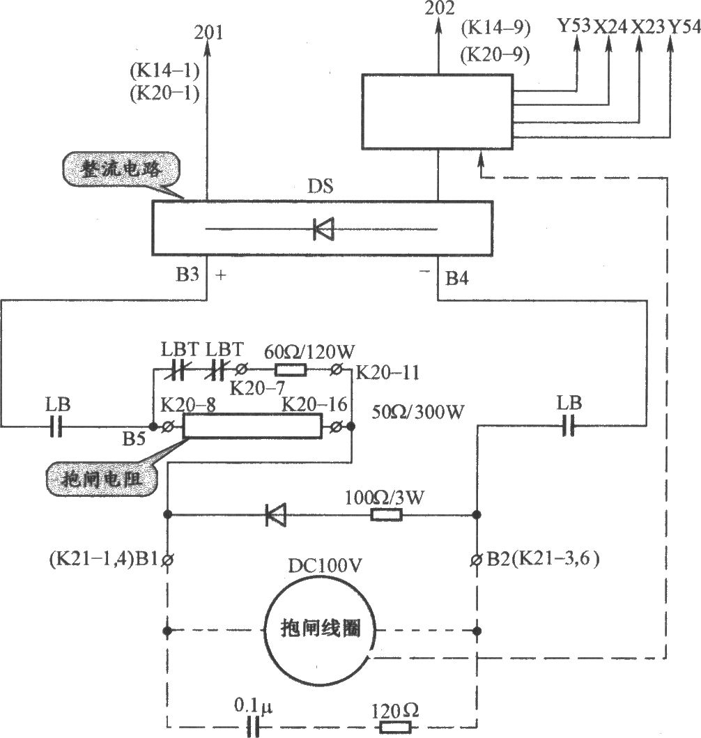 Suzuki elevator brake circuit (B) Automotive_Circuit Circuit Diagram