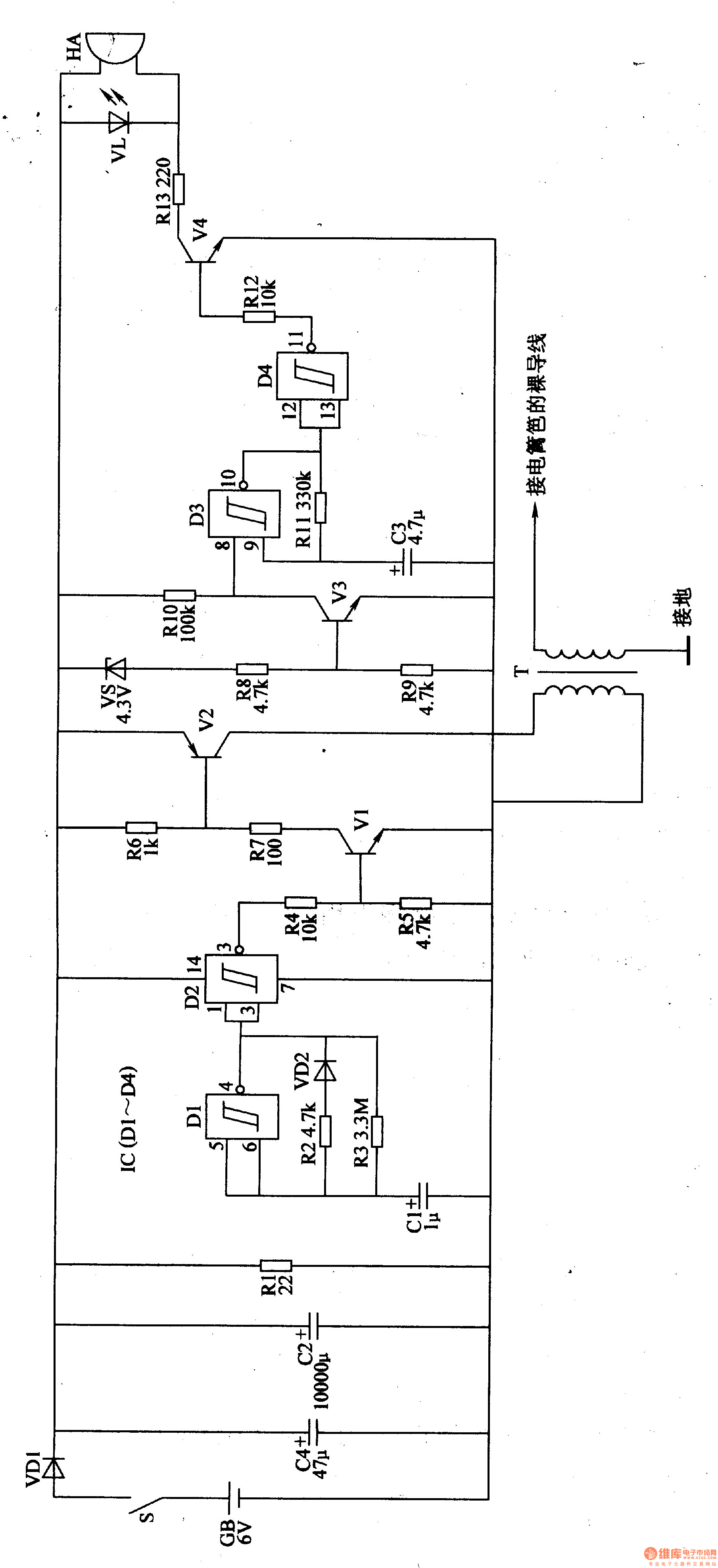 Wiring Diagram For Electric Fence - A Homemade Fence Charger, Energizer