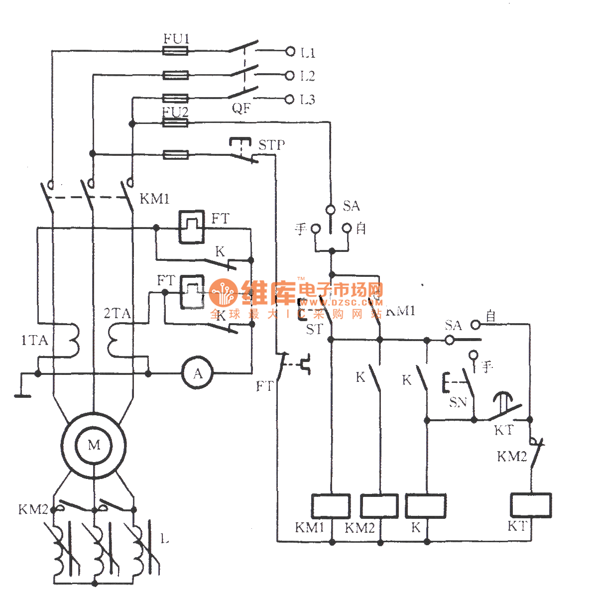 Starting circuit for single-phase induction motor - Murata ... | induction motor circuits