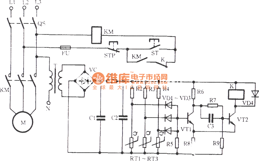 thermal electric resistor block protection circuit Relay_Control