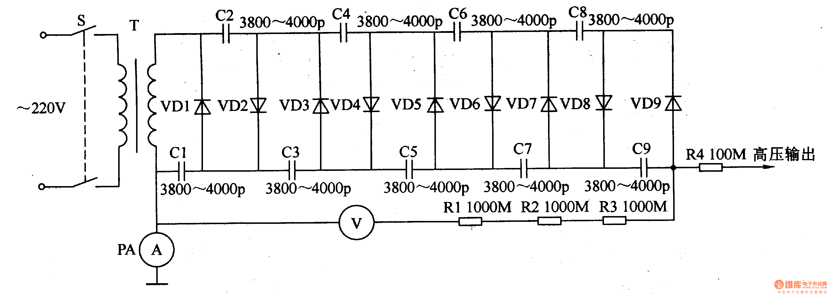 High Voltage Generator Circuit Diagram - General Wiring Diagram