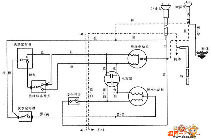 wiring diagram lg washing machine