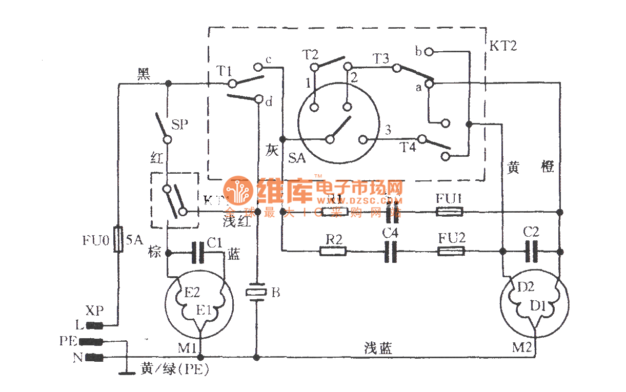 Ge Washer Motor Wiring Diagram from www.seekic.com