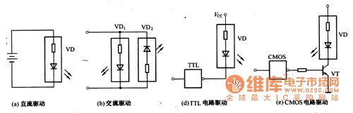 The driver circuit diagram of the voltage LED - LED_and_Light_Circuit