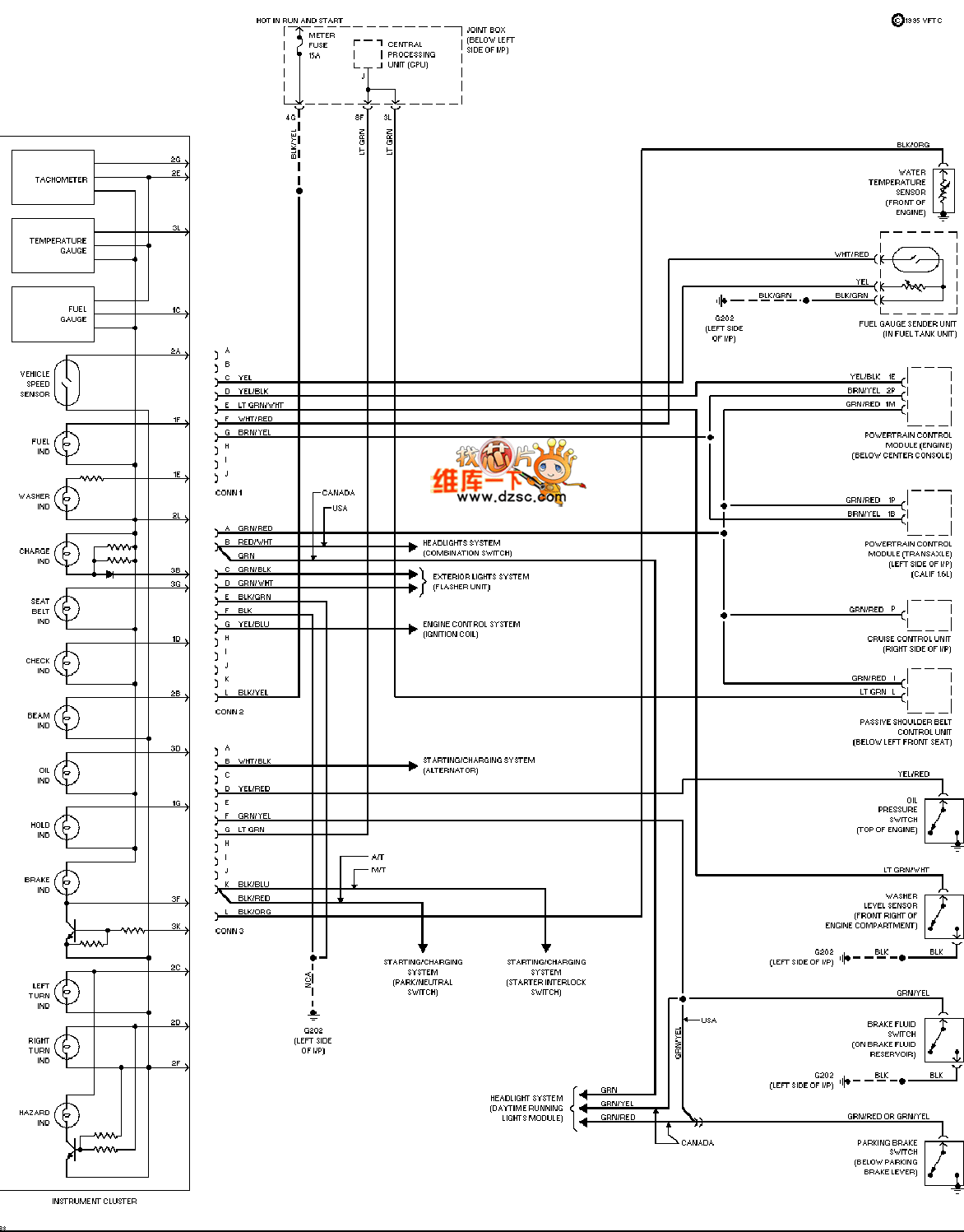 Mazda dashboard circuit diagram Automotive_Circuit Circuit Diagram