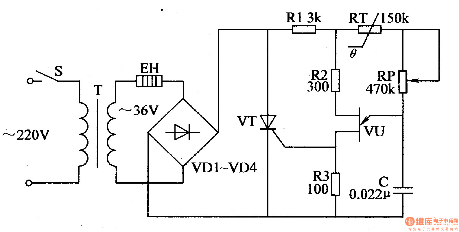 temperature controller schematic