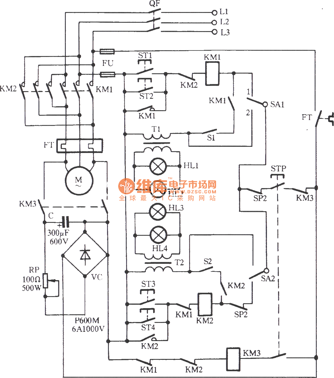 Valve open and close control circuit Basic_Circuit Circuit Diagram