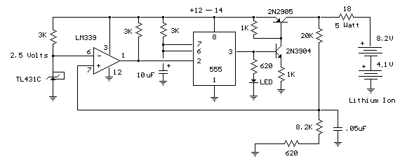 2 Cell Lithium Ion Charger - Power_Supply_Circuit - Circuit Diagram