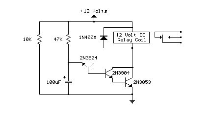 On Time Delay Relay Circuit Diagram