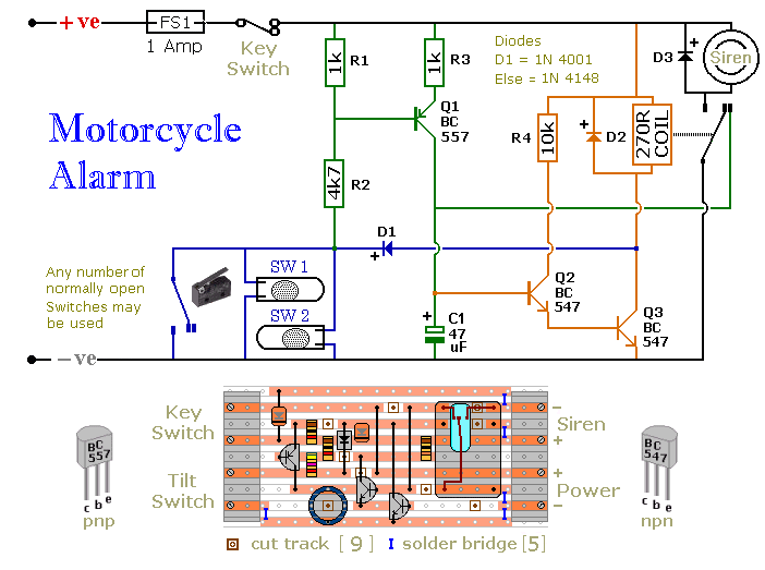 Motorcycle Alarm - Control_Circuit - Circuit Diagram - SeekIC.com
