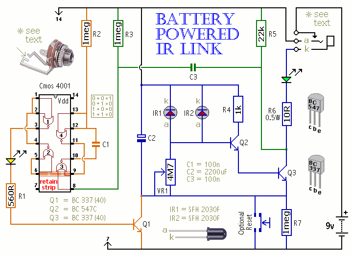 At adskille undgå plyndringer Infra Red Link - Basic_Circuit - Circuit Diagram - SeekIC.com