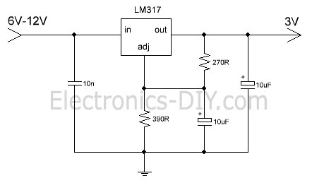 12v To 3v Circuit