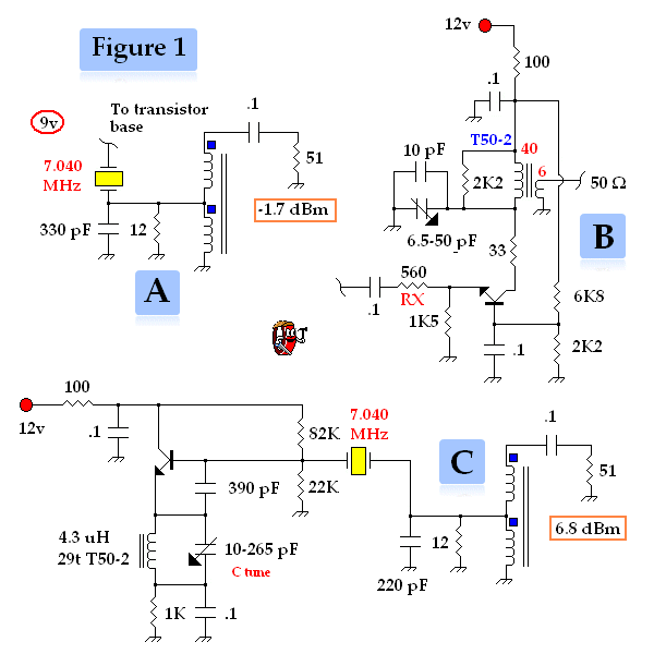 Low Noise Crystal Oscillators Signal_Processing Circuit Diagram