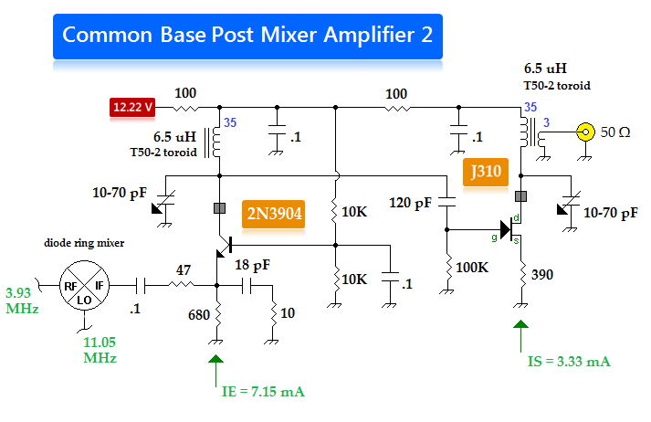 common base post mixer amplifier - Amplifier_Circuit ...