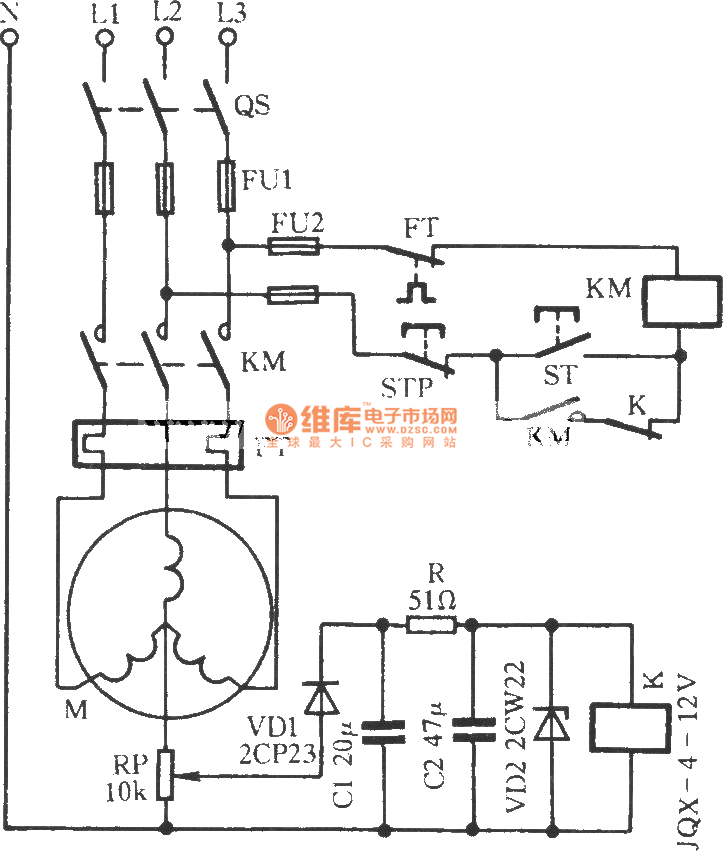 Y Connection Motor Protection Circuit Protection Circuit