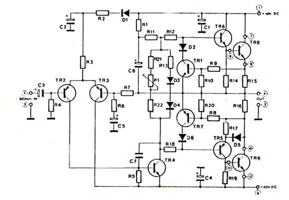 HI-FI Audio Amplifier 60W - Amplifier_Circuits-Audio - Amplifier
