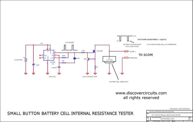 Battery Cell Internal Resistance Measurement Circuit - Measuring ...