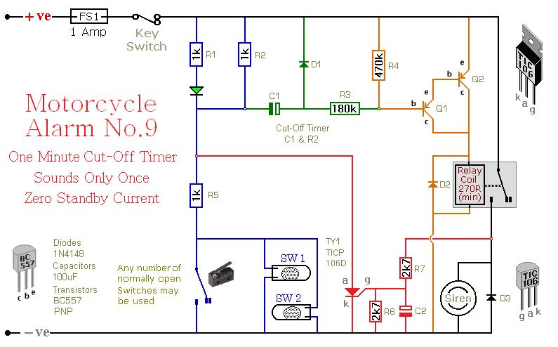 Motorcycle Alarm No.9 - Control_Circuit - Circuit Diagram - SeekIC.com