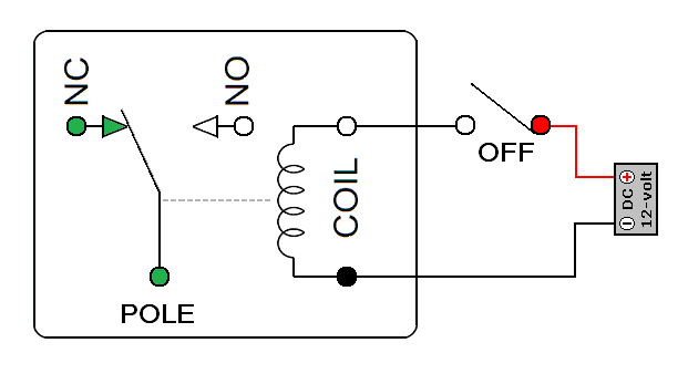 Relay Pin Configuration - Basic Circuit