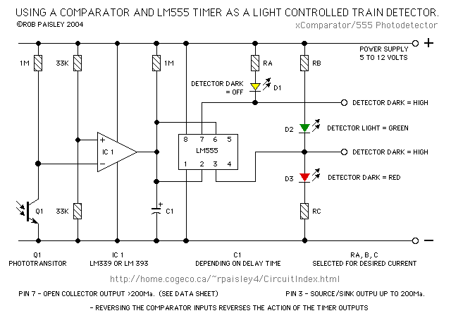 Light Activated Detector Circuit - Measuring_and_Test_Circuit - Circuit