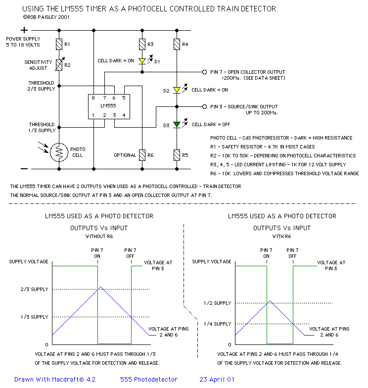 555 PhotoDetector Design Guide Sheet Measuring_and_Test_Circuit