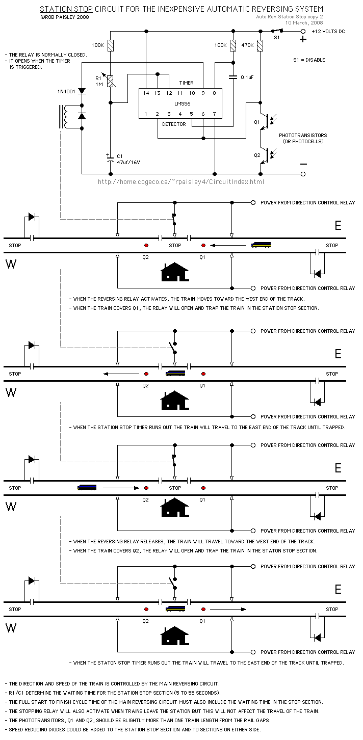 STATION STOP Control_Circuit Circuit Diagram