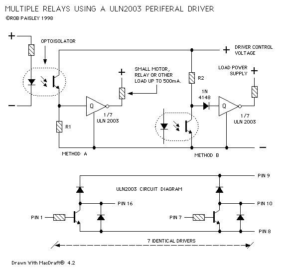 Multiple Solid State Relays Basic_Circuit Circuit Diagram