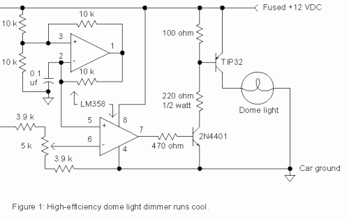 Dome Lamp Dimmer - Basic_Circuit - Circuit Diagram - SeekIC.com