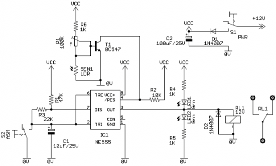 Adaptive Lighting System for Automobiles - LED_and_Light_Circuit