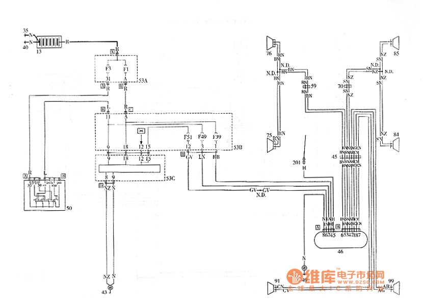 Palio cassette player system circuit diagram Basic_Circuit Circuit