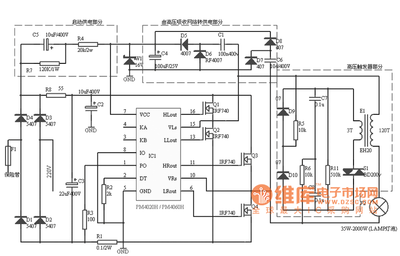Hid Electronic Ballast Circuit Diagram