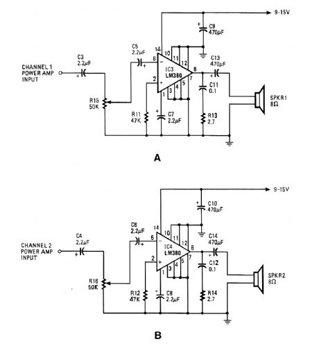 LM38O_PERSONAL_STEREO_AMPLIFIER