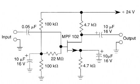 FET_AMPLIFIER_WITH_OFFSET_GATE_BIAS