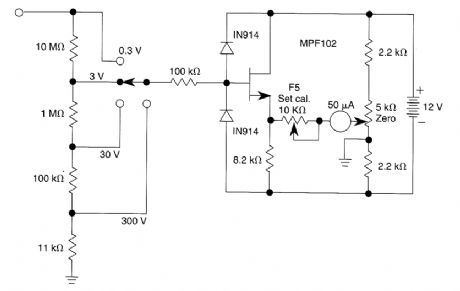 JFET_VOLTMETER