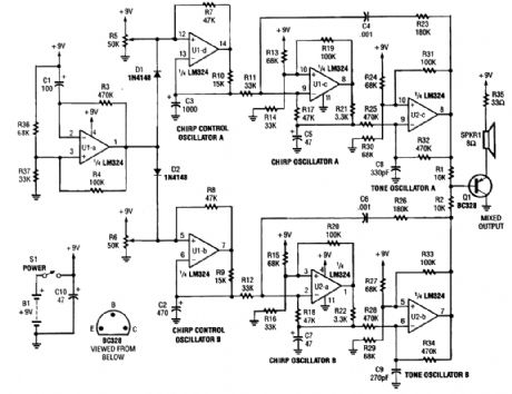 Lm324 Tone Circuit - Canary_sound_simulator - Lm324 Tone Circuit