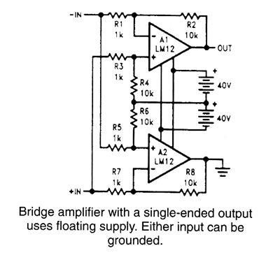 POWER_BRIDGE_AMPLIFIER_WITH_SINGLE_ENDED_OUTPUT