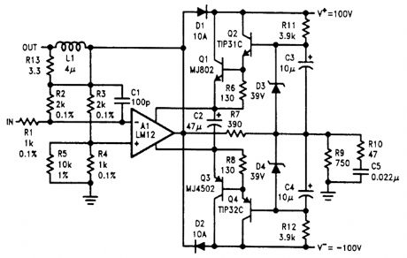 90_V_10_A_HIGH_POWER_AMPLIFIER