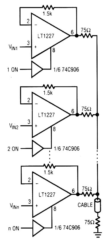 MULTIPLE_INPUT_VIDEO_MULTIPLEX_CABLE_DRIVER