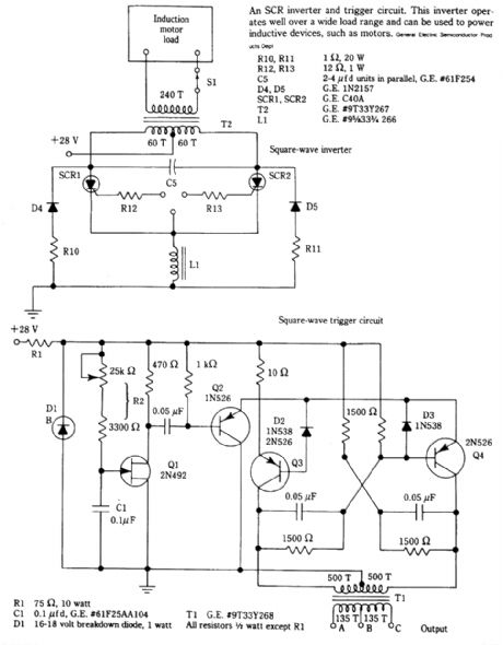 SCR_INVERTER_AND_TRIGGER_CIRCUIT