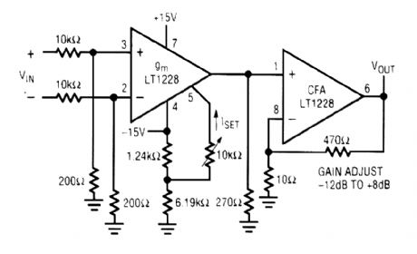 ELECTRONICALLY_CONTROLLED_VARIABLE_GAIN_VIDEO_LOOP_THROUGH_AMPLIFIER__