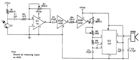 LIGHT_BEAM_RECEIVER_AND_SOUND_EFFECTS_GENERATOR_FOR_LASER_PISTOLS