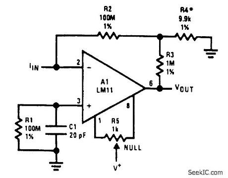OP_AMP_RESISTANCE_MULTIPLICATION_CIRCUIT