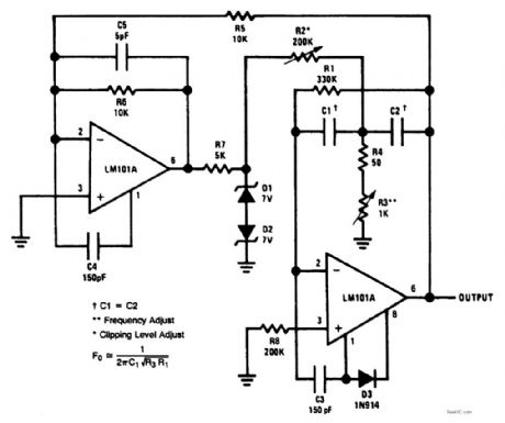LOW_DISTORTION_SINE_WAVE_OSCILLATOR