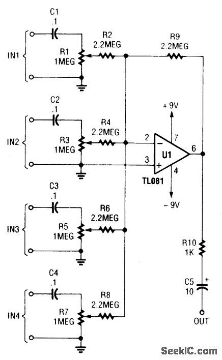 FET_OP_AMP_MICROPHONE_MIXER
