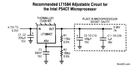 LOW_DROPOUT_THREE_TERMINAL_REGULATORS_FOR_NEW_MICROPROCESSOR_APPLICATIONS