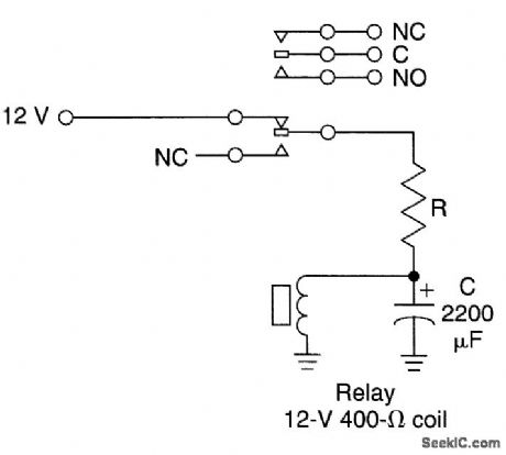 FAST_TURN_ON_DELAYED_OFF_RELAY_CIRCUIT