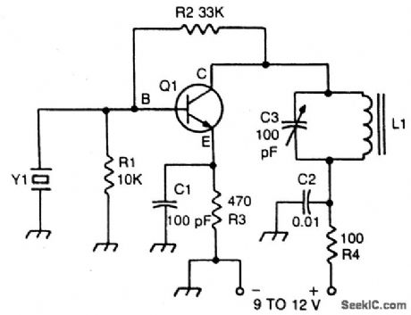 CRYSTAL_CONTROLLED_TRANSISTOR_OSCILLATOR_
