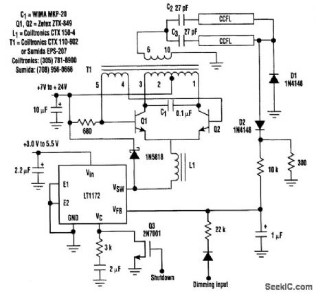 COLD_CATHODE_FLUORESCENT_LAMP_POWER_SUPPLY