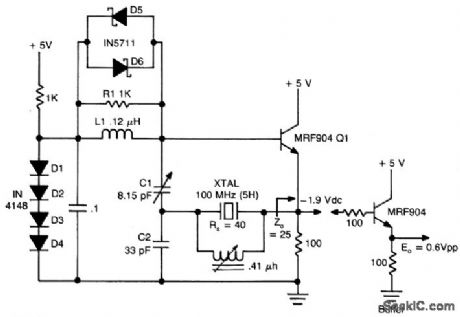 BUTLER_EMITTER_FOLLOWER_OSCILLATOR（100_MHz）